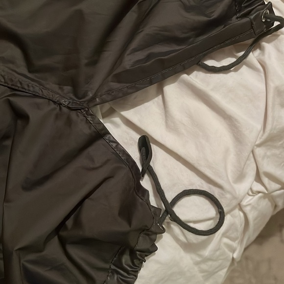 Designer Simon Spurr Luxury Nylon Rain Jacket Gun Metal Gray Size 48 - Picture 7 of 12